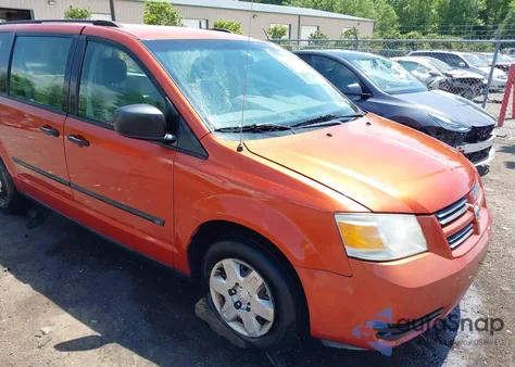 2008 Dodge Grand Caravan Se z USA, uszkodzony, nr VIN 2D8HN44H48R712526